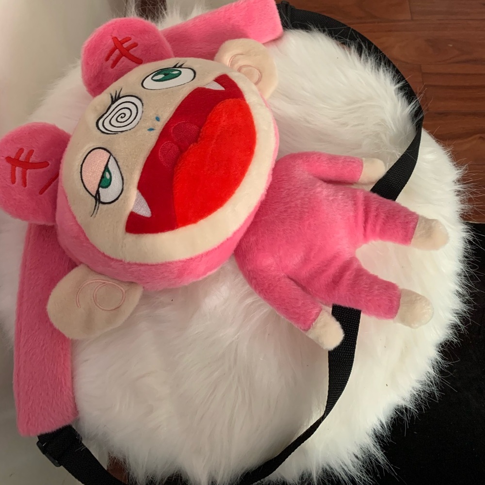 Takashi murakami monkey plush bag